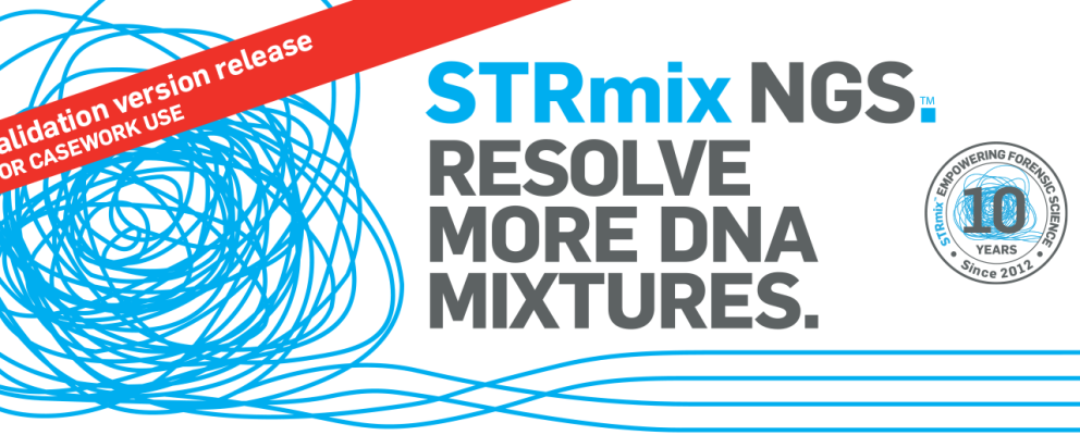 STRmix NGS masthead 10 years 9 August